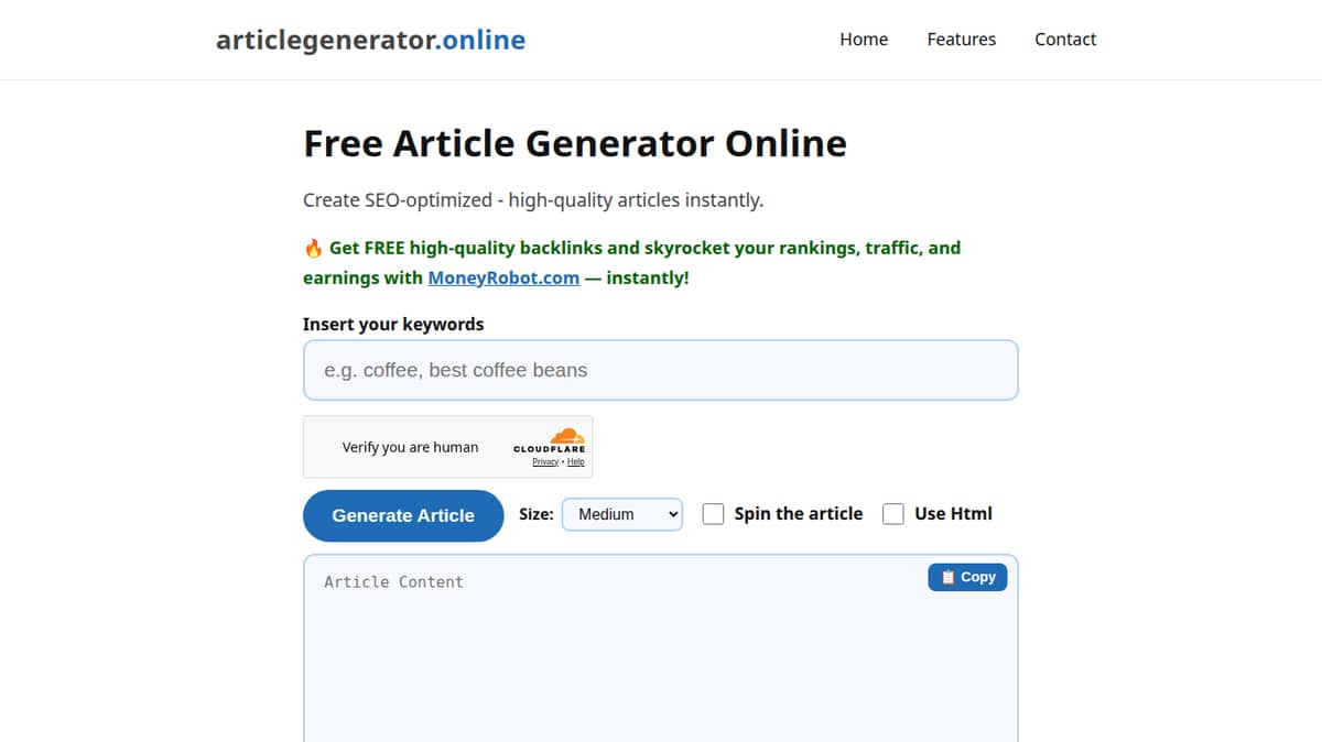 Article Generator