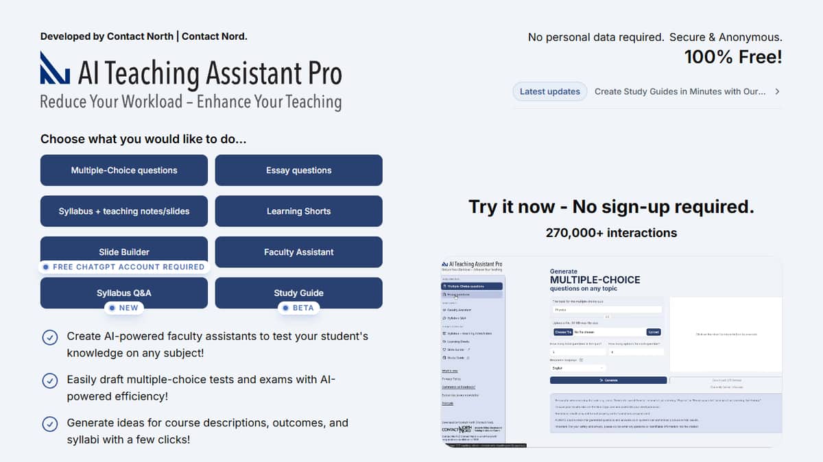 AI Teaching Assistant Pro