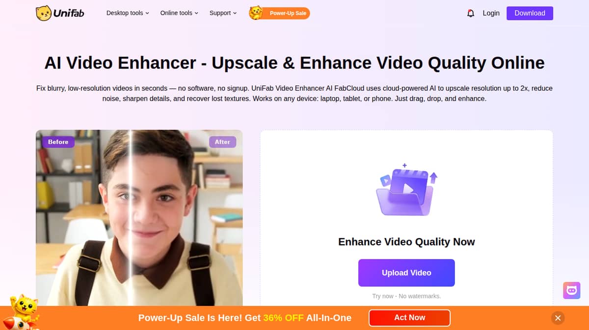 UniFab Video Enhancer AI