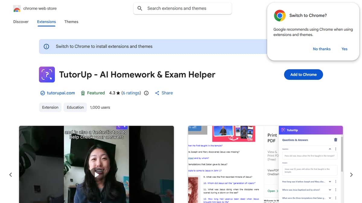 TutorUp - AI Homework Helper