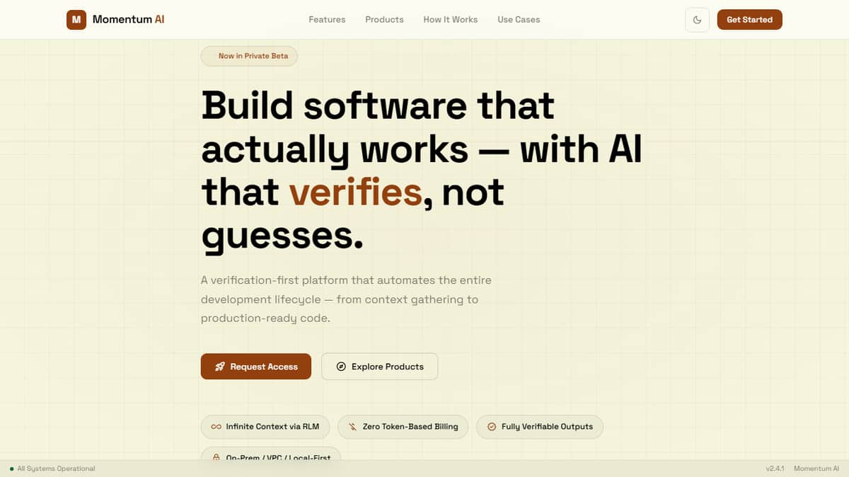Momentum AI (formerly M9 Developer)
