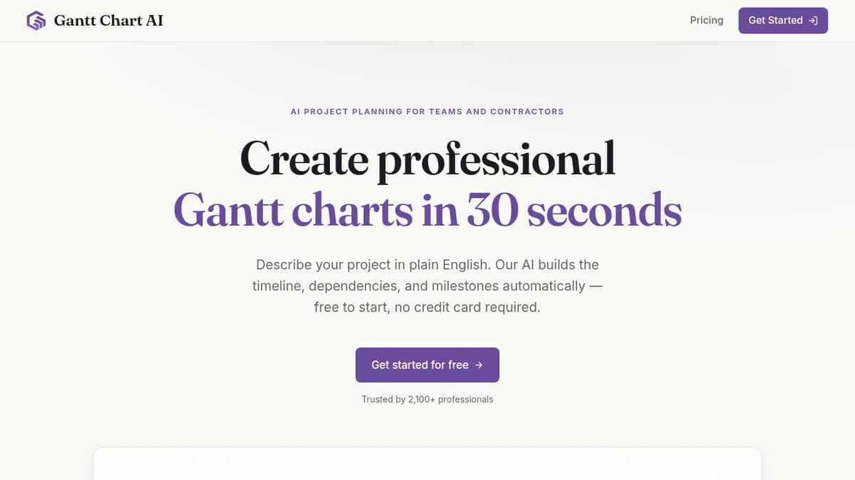 Gantt Chart AI