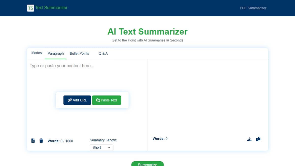 Text Summarizer