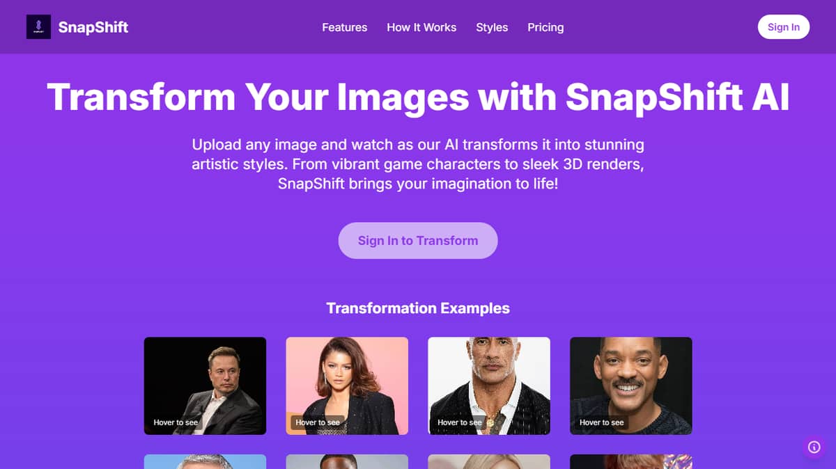 Snapshift