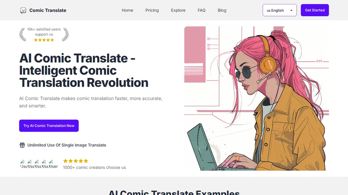 AI Comic Translate