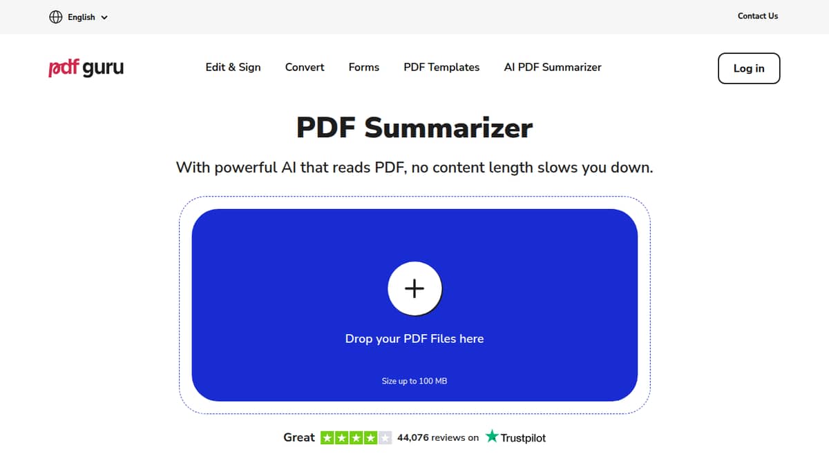 AI PDF Summarizer by PDF Guru