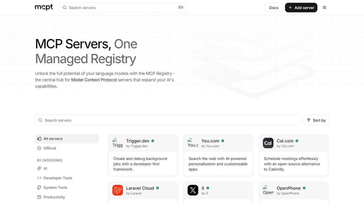MCP Registry