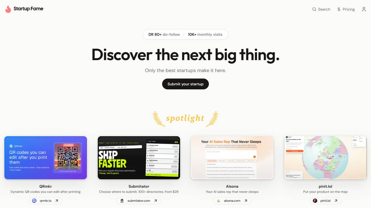 Startup Fame