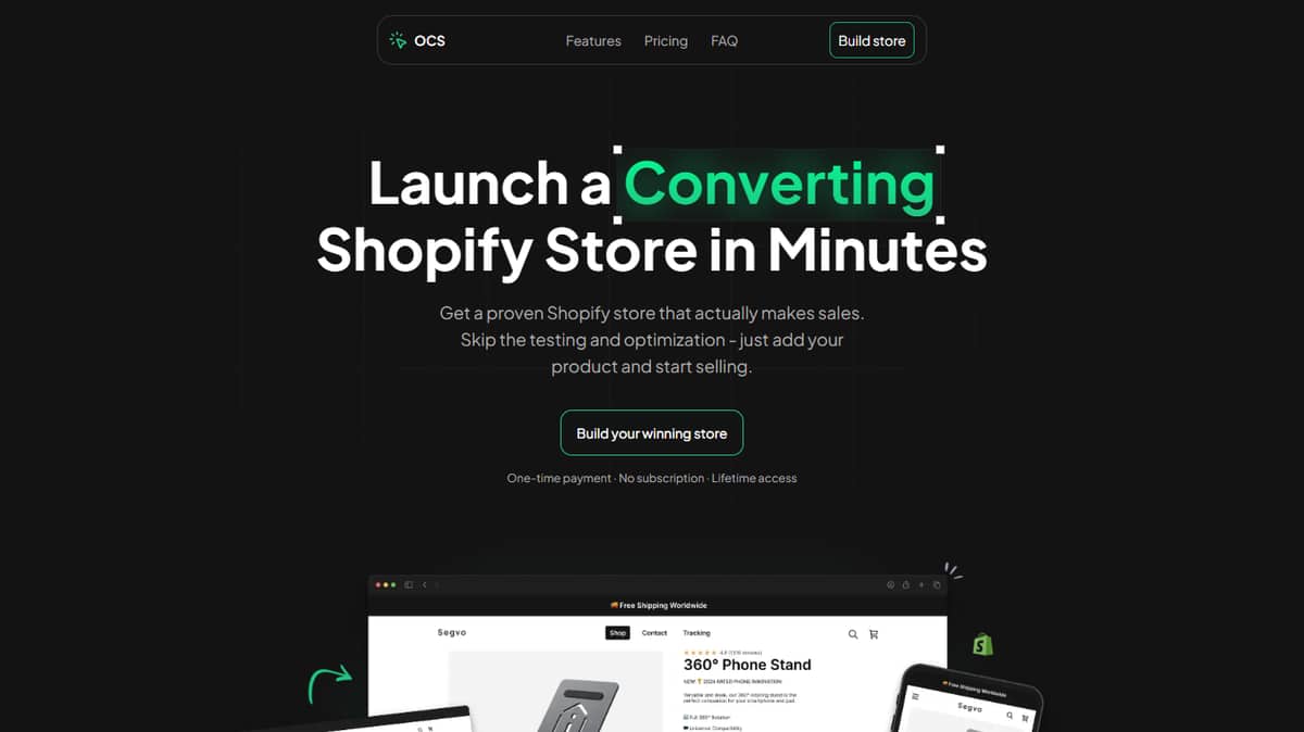 One Click Store