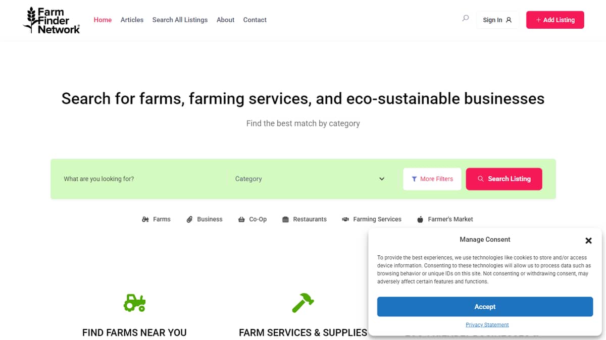 Farm Finder Network
