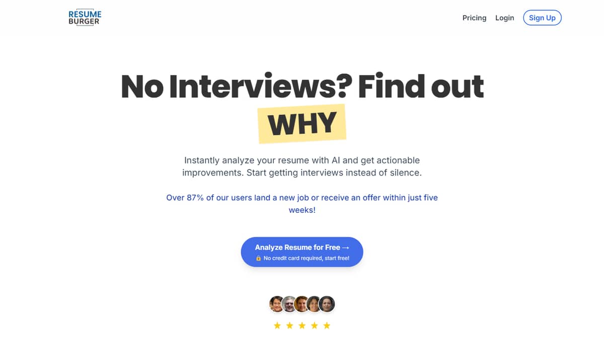 Resume Burger