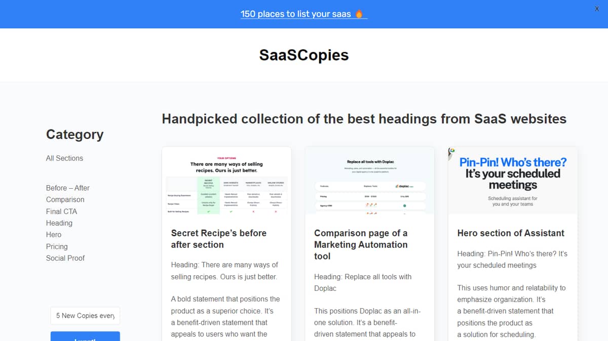 SaaS Copies