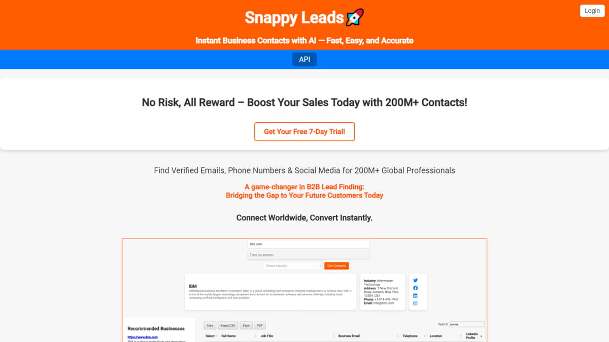 Snappy Leads