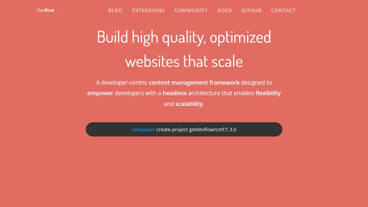 Devflow CMS