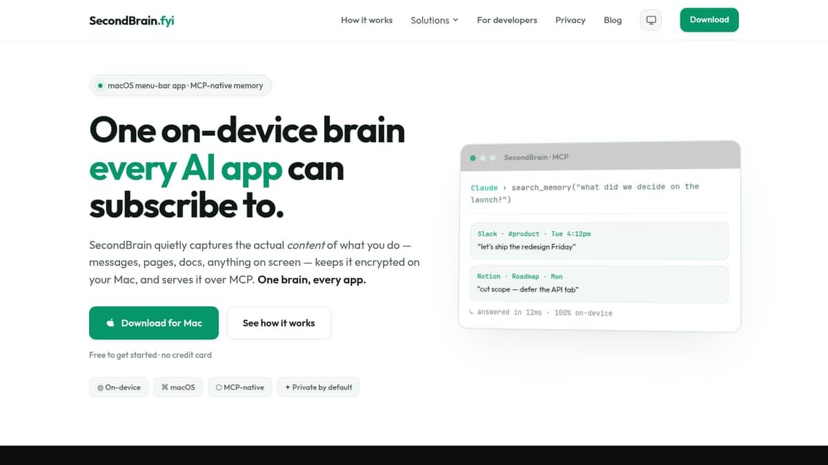 SecondBrain.fyi