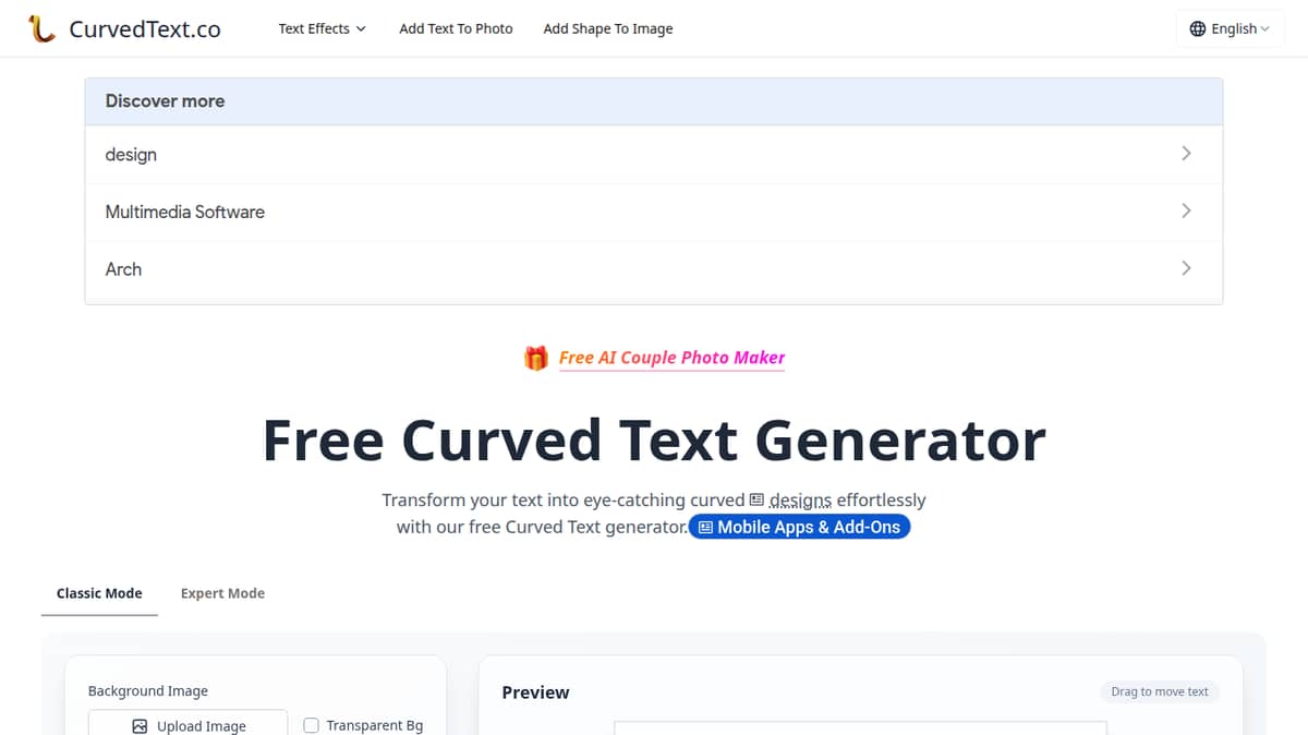 Curved Text