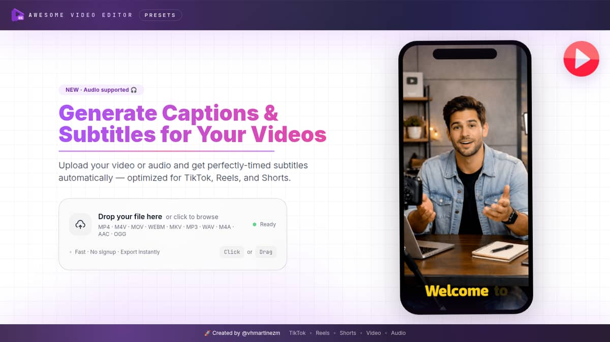 Awesome Video Editor