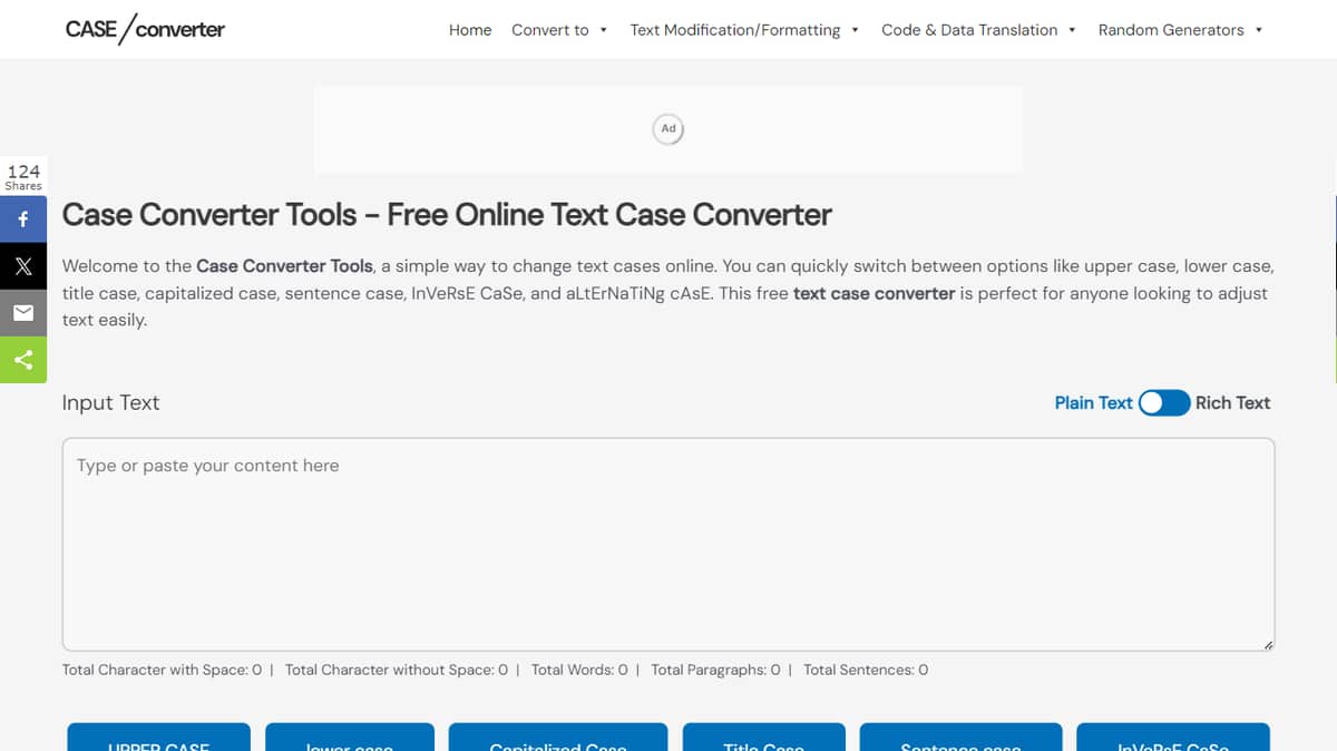 Case Converter Tools