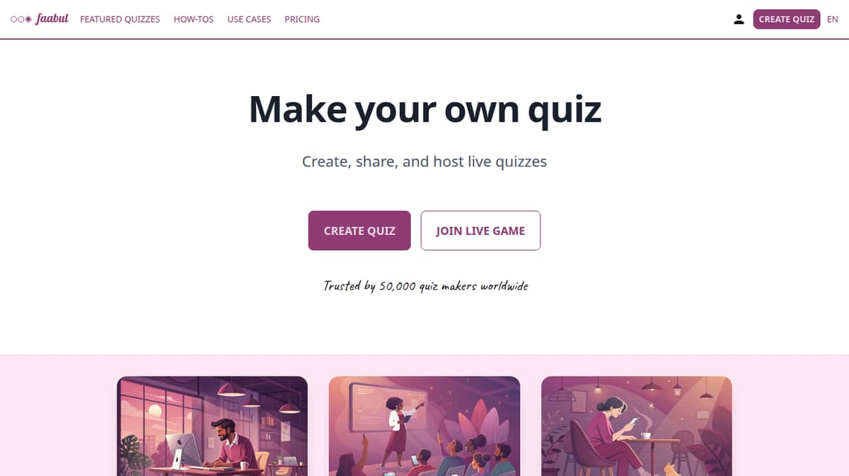 Faabul Live Quizzes