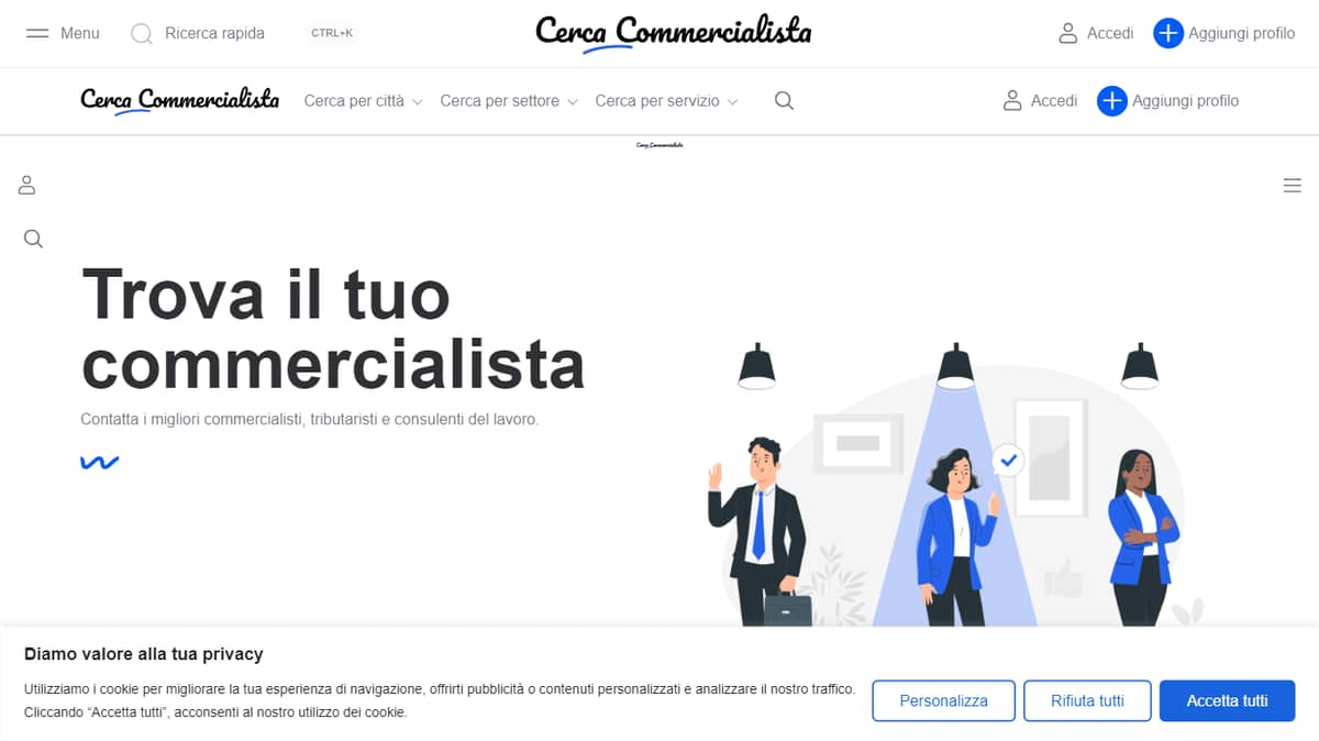 Cerca Commercialista