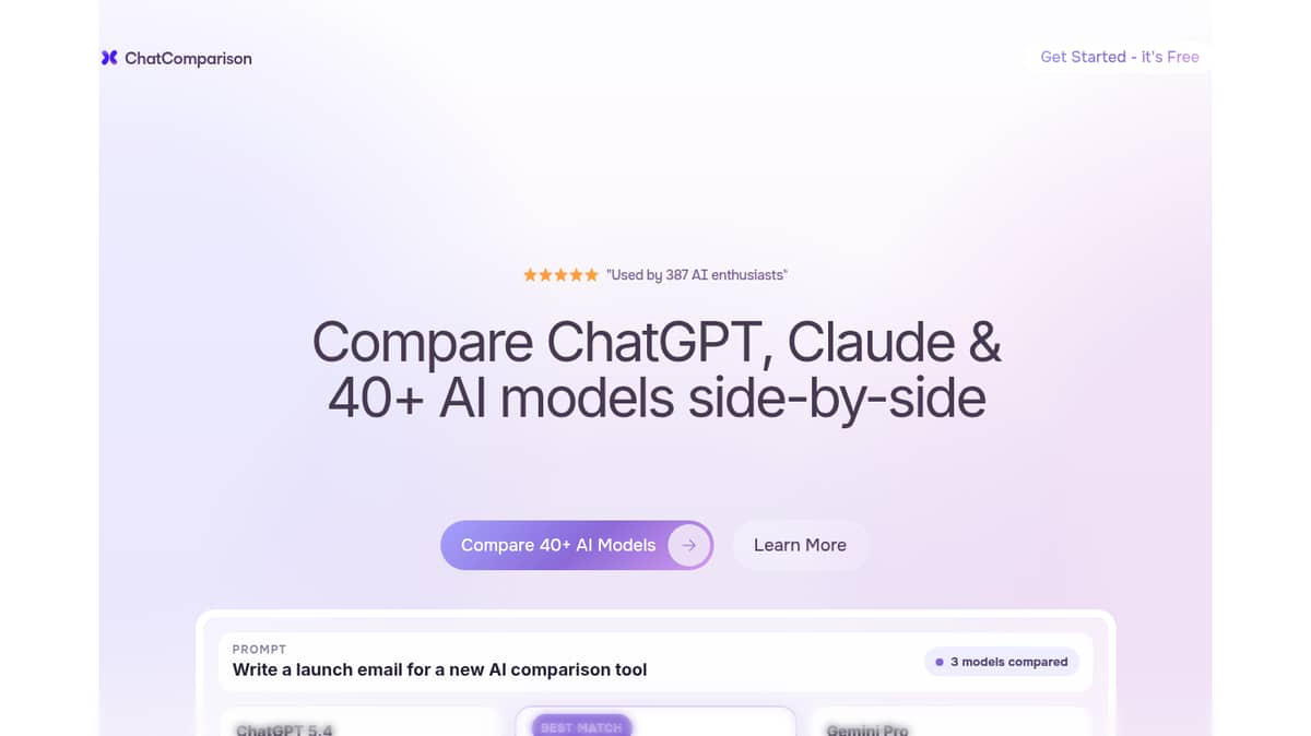 ChatComparison AI