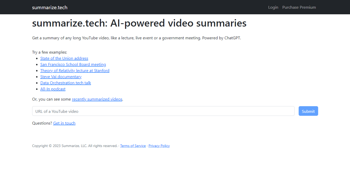 summarize.tech