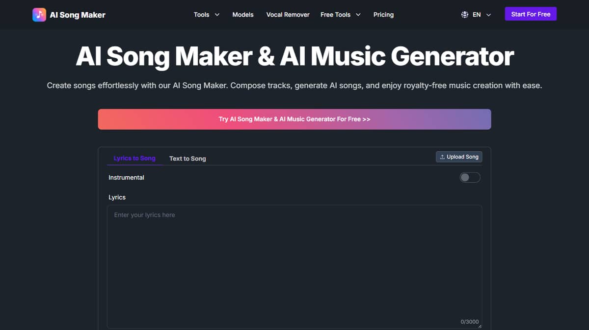AI Song Maker (formerly AI Music Maker)