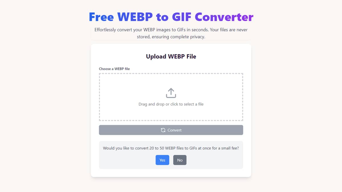 WebP to GIF