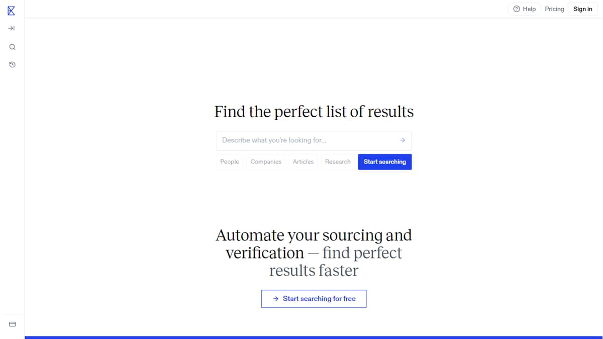 Exa Websets