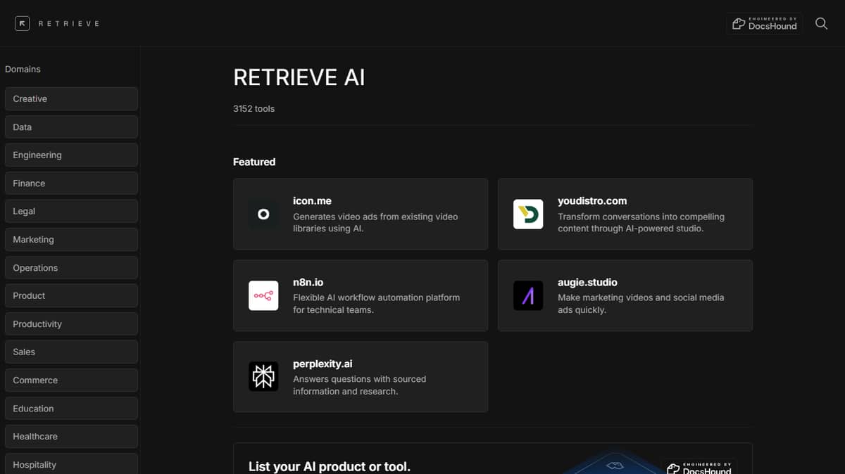Retrieve Tools