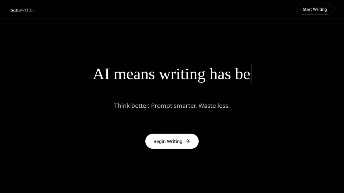 Sans Writer