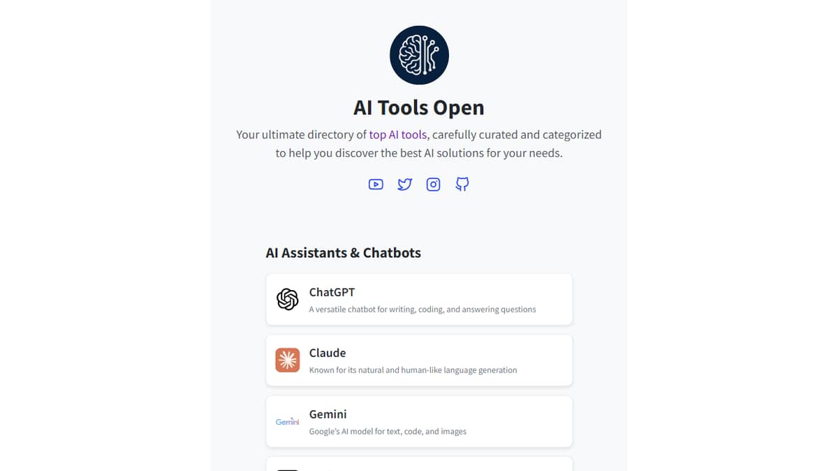 AI Tools Open