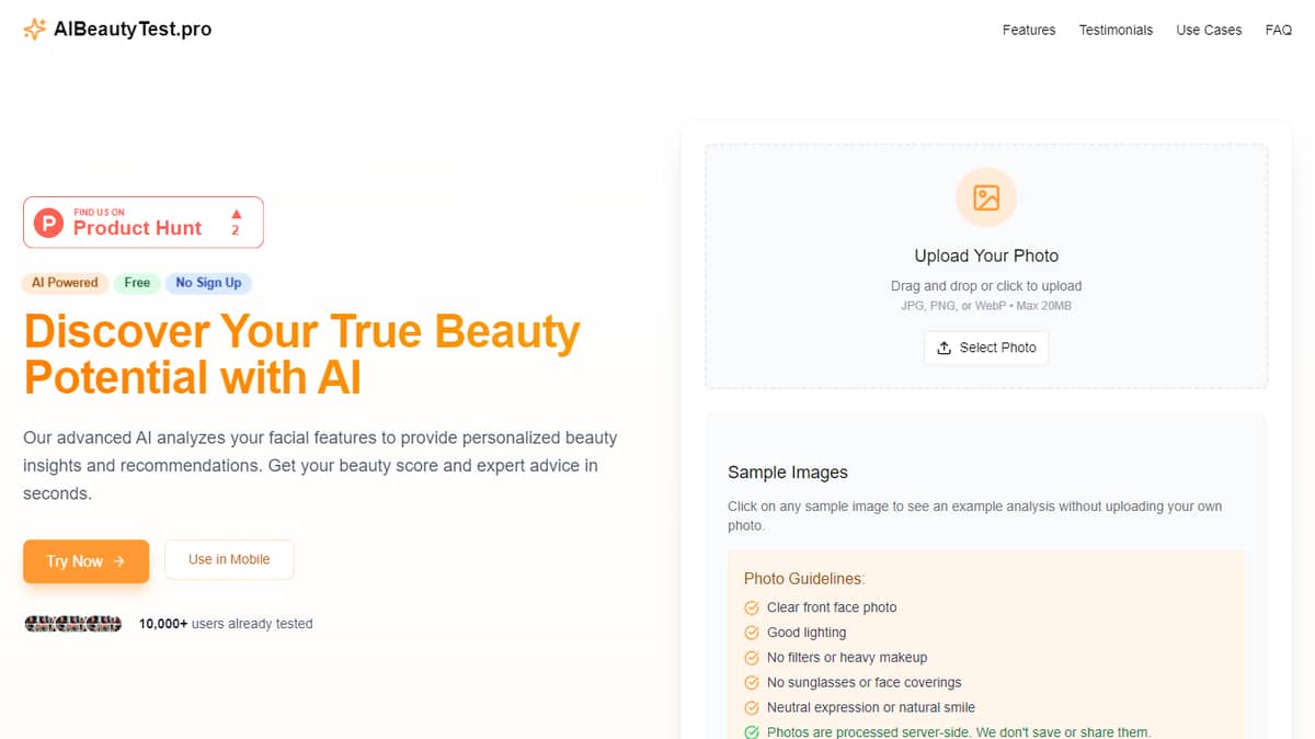 AI Beauty Test