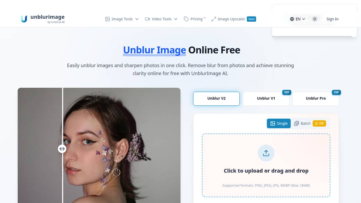 UnblurImage AI