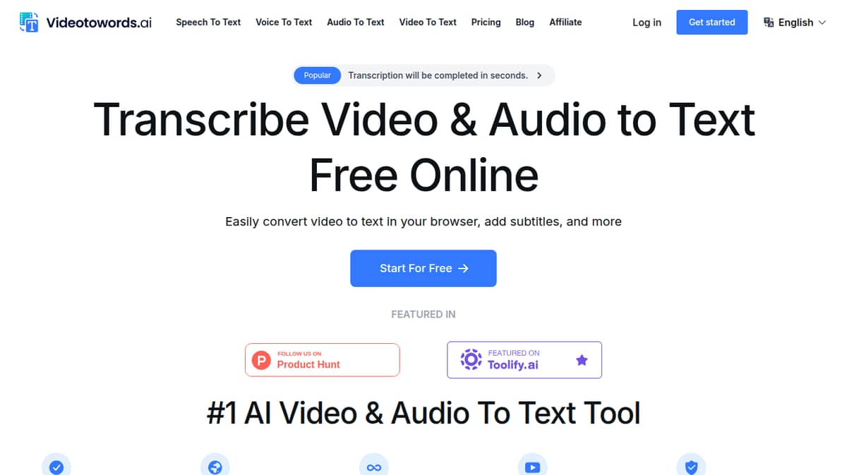 Videotowords.ai