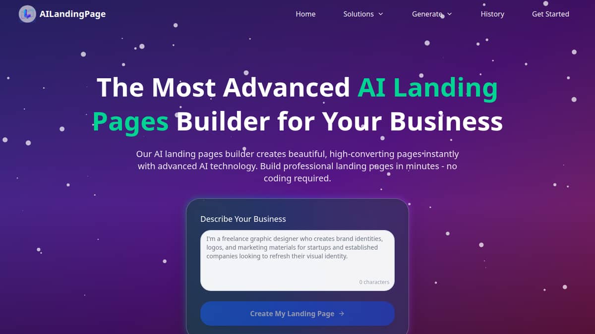 AI LandingPage