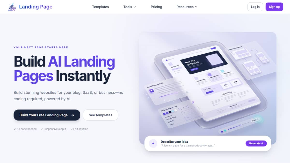 LandingPage AI
