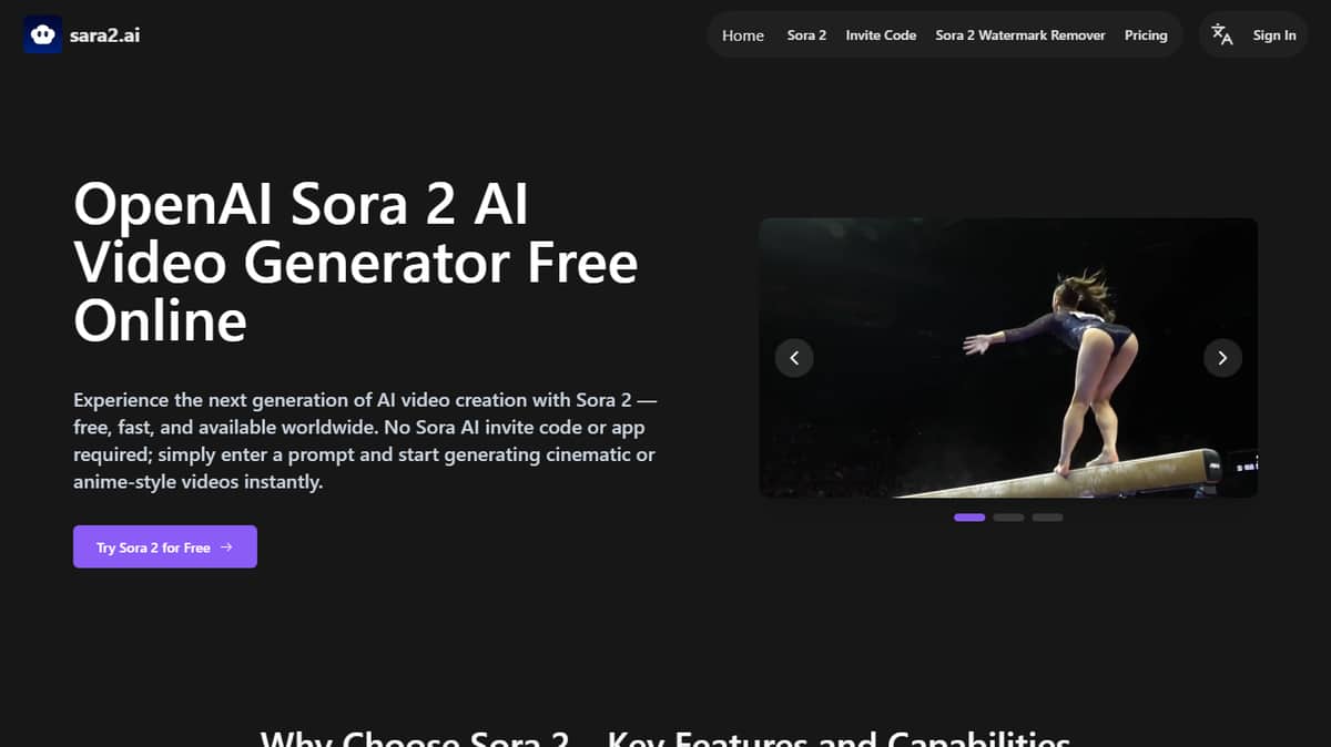 OpenAI Sora 2 AI Video Generator