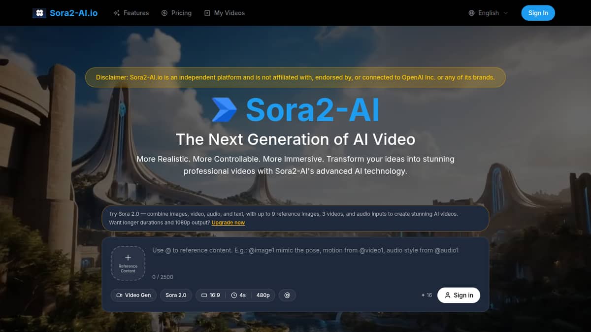 Sora2-AI.io