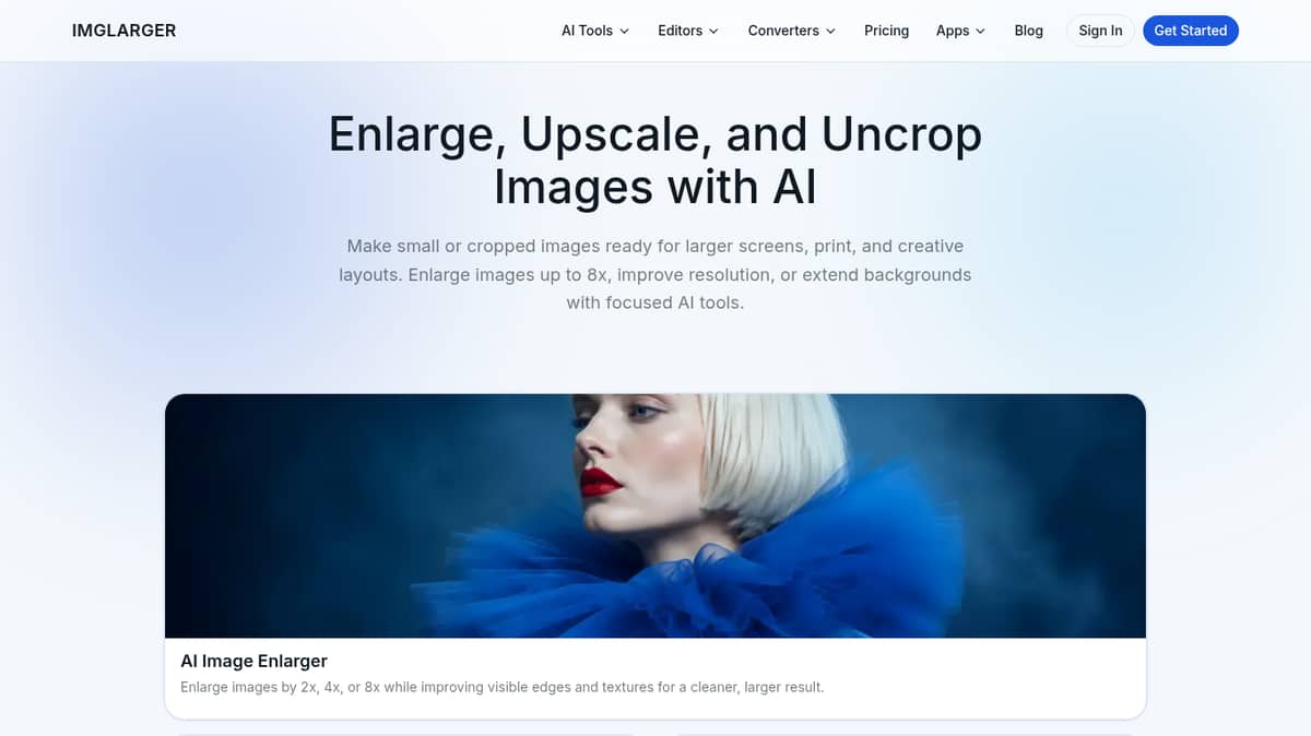 AI Image Enlarger