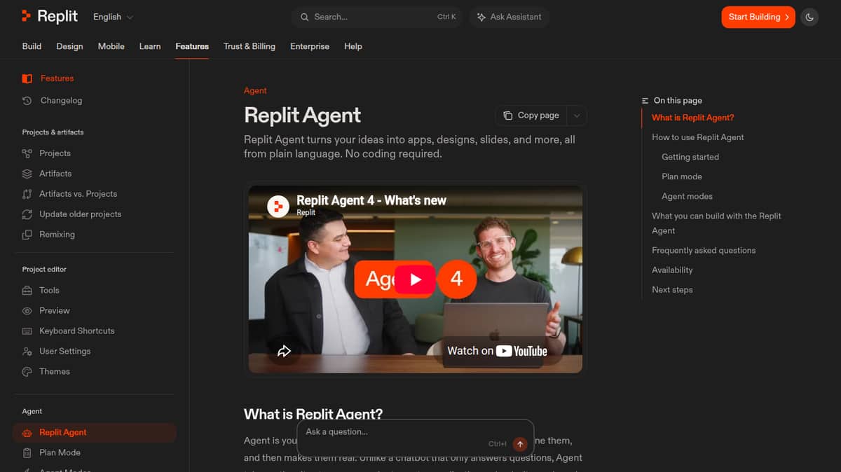 Replit Agent