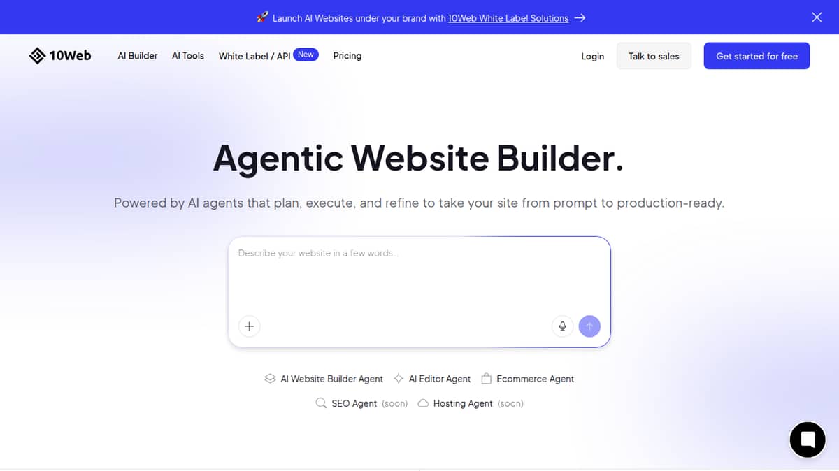 10Web AI Website Builder