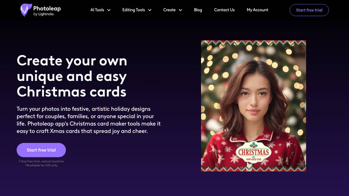 Photoleap Christmas Card Maker