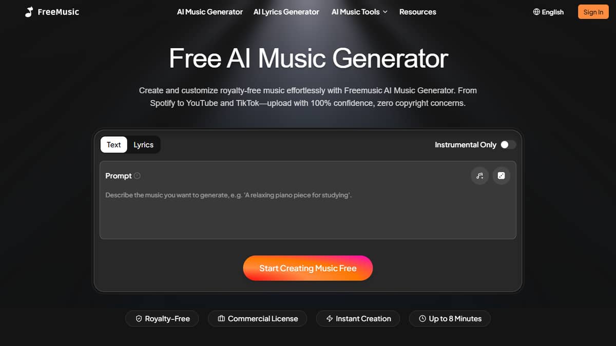 FreeMusic AI