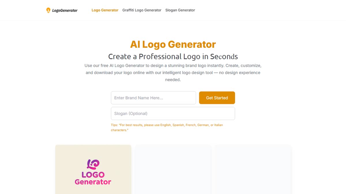 AI Logo Generator by LogoGenerator.design