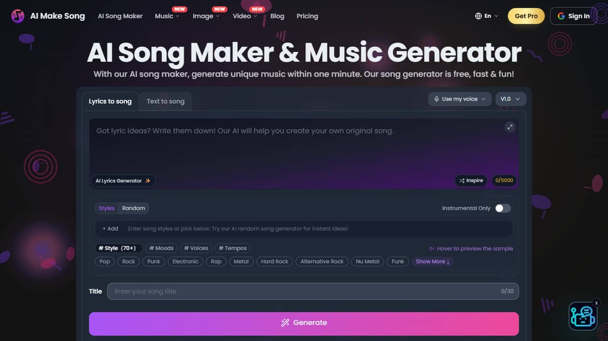 AI Make Song