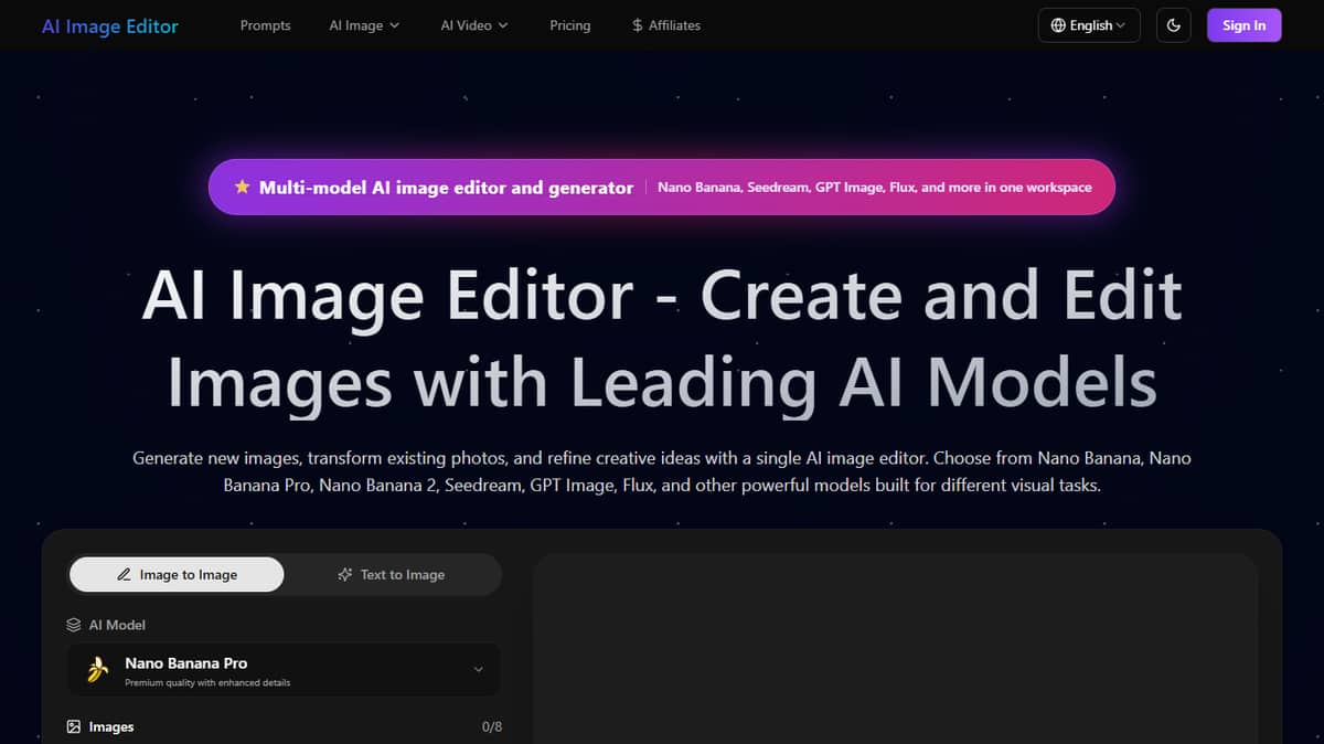 AI Image Editor (formerly Nano Banana)