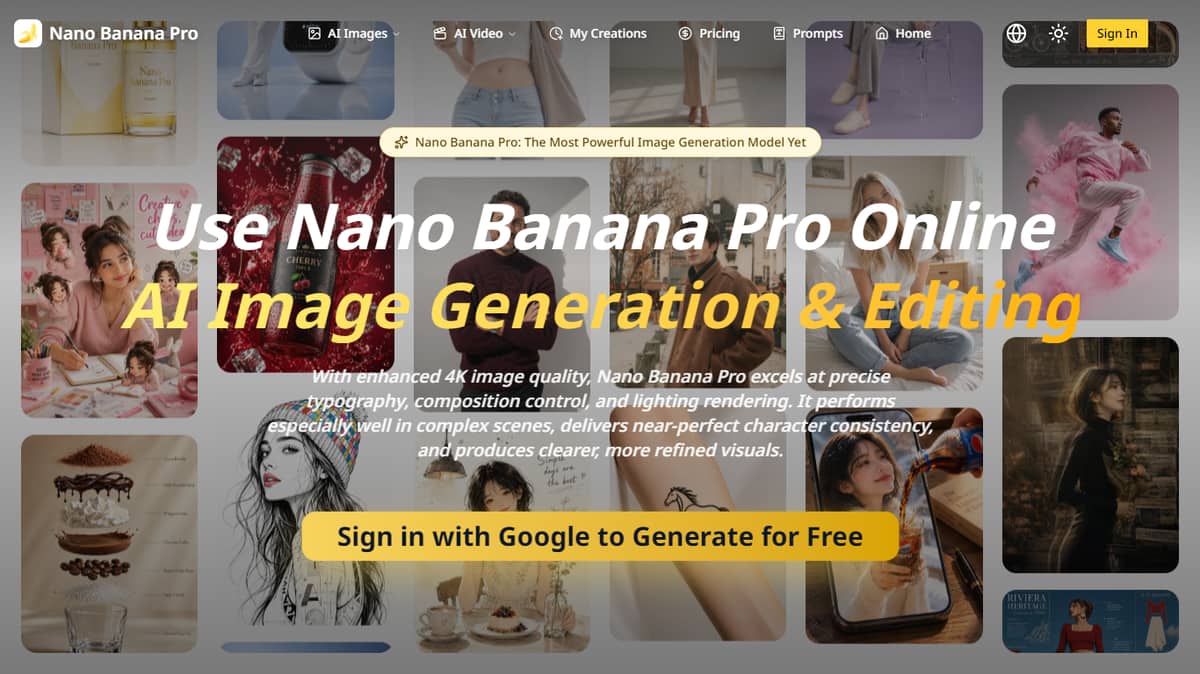 Nano Banana Pro AI
