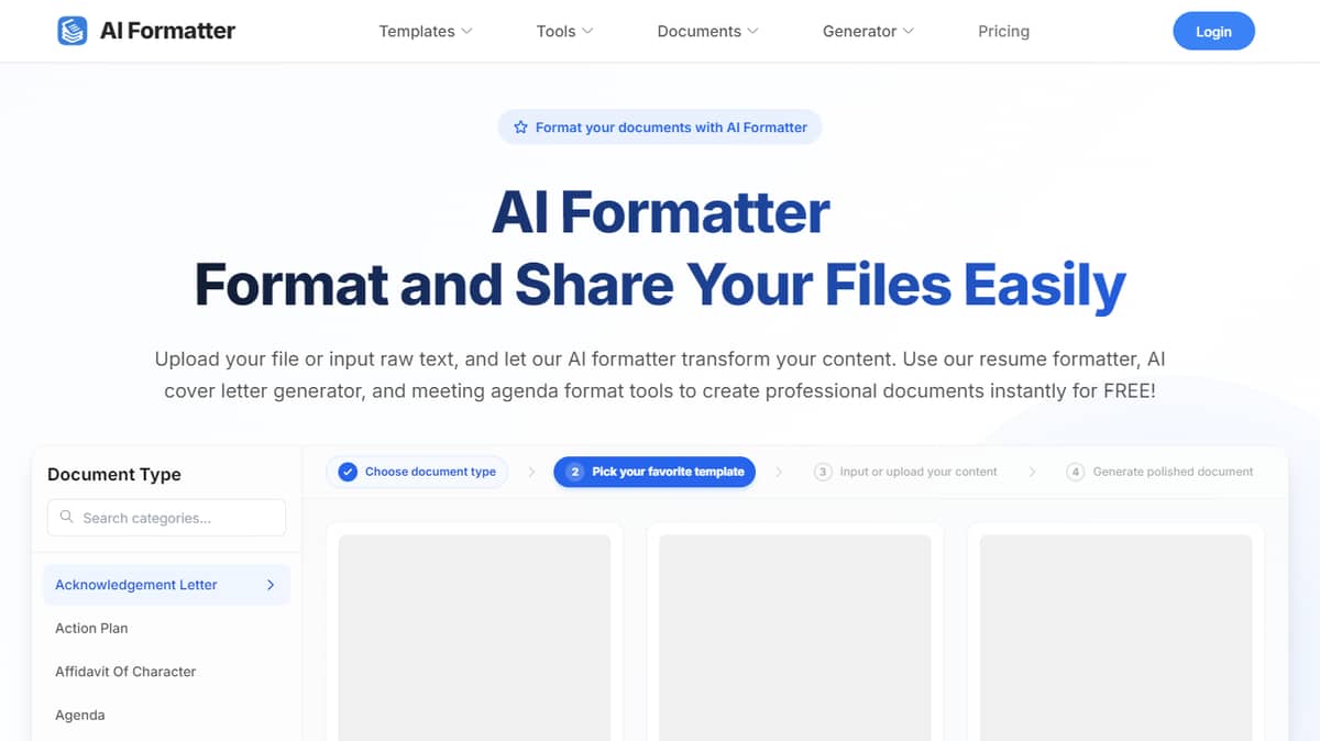 AI Formatter