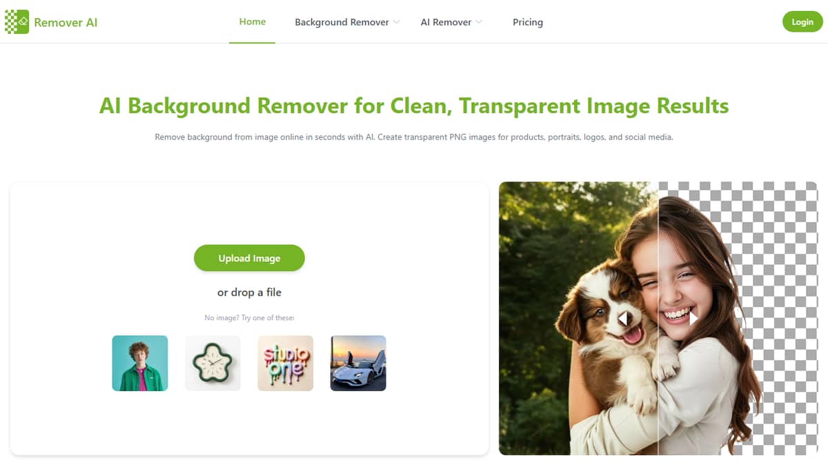 Free AI Background Remover - Remover AI